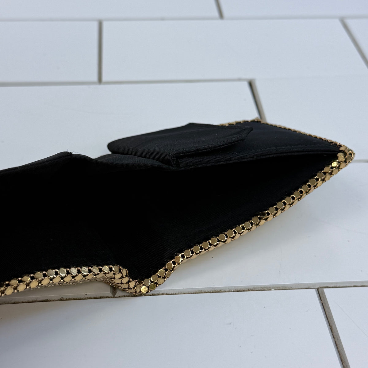 Whiting & Davis Gold Mesh Wallet 1960s
