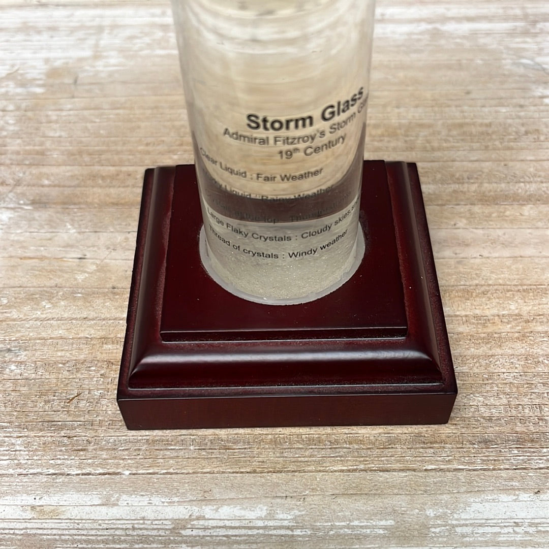 Storm Glass Weather Station Barometer