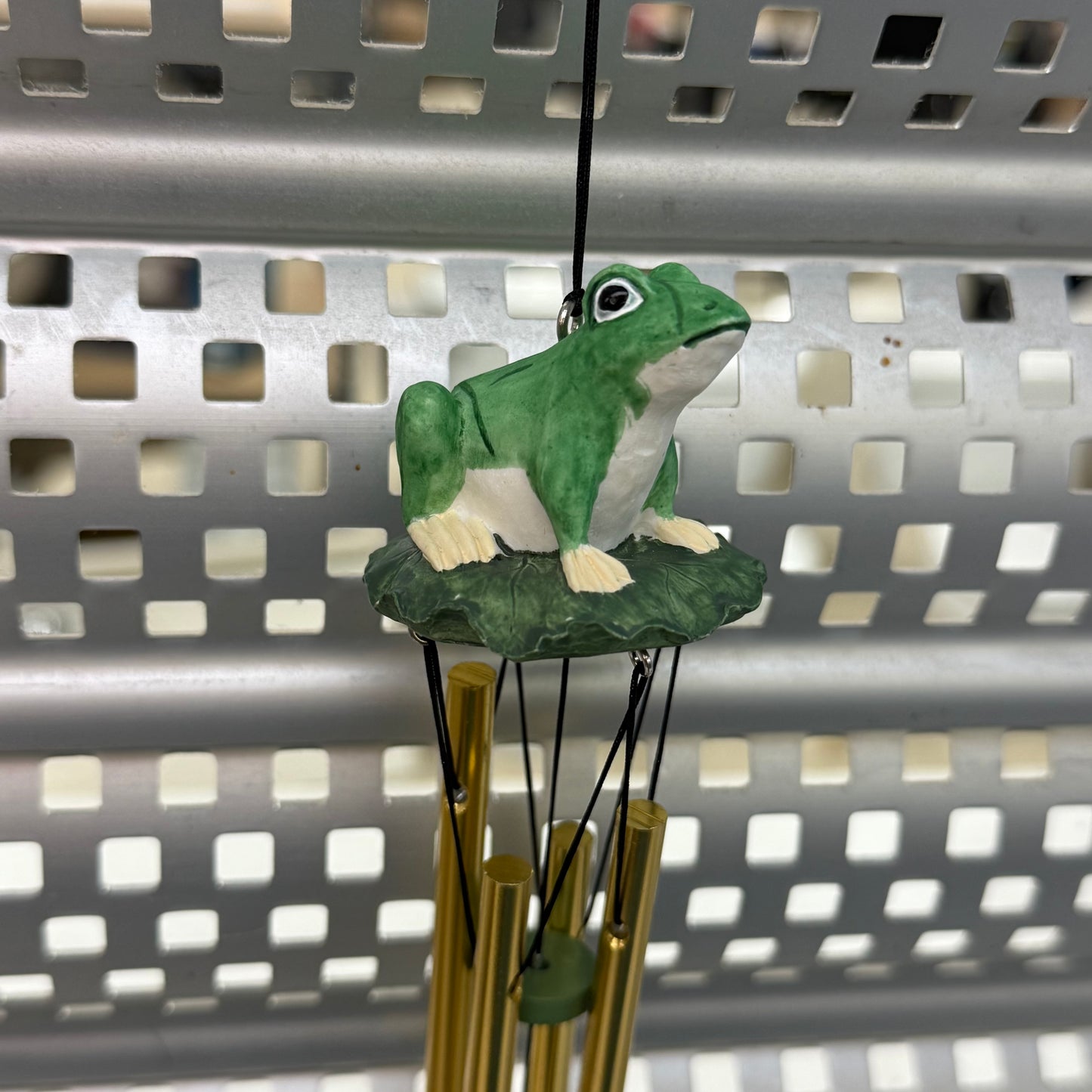 Coqui Artel Resin Frog Windchime