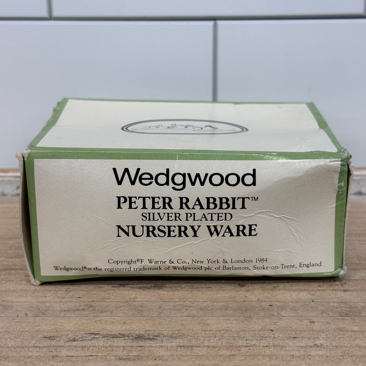 Wedgwood Peter Rabbit Silverplate Christmas Ornament