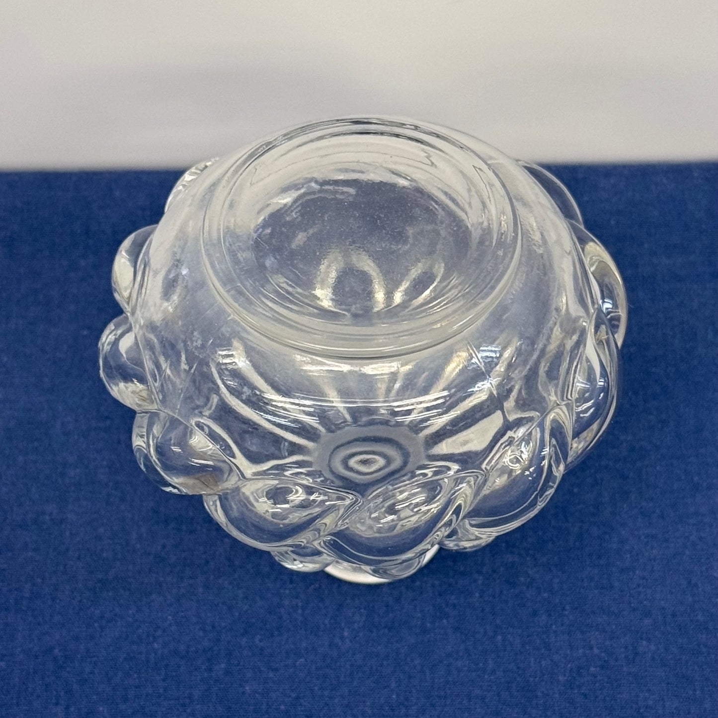 Vintage Bird Stopper Perfume Bottle Art Glass Vanity Decor