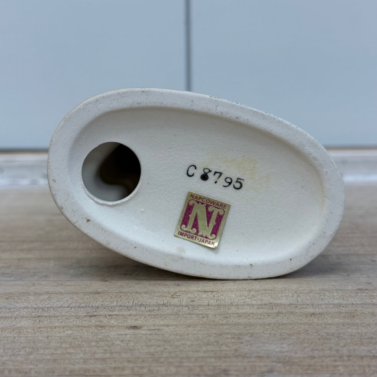 Napcoware Girl Ironing Figurine, Ceramic