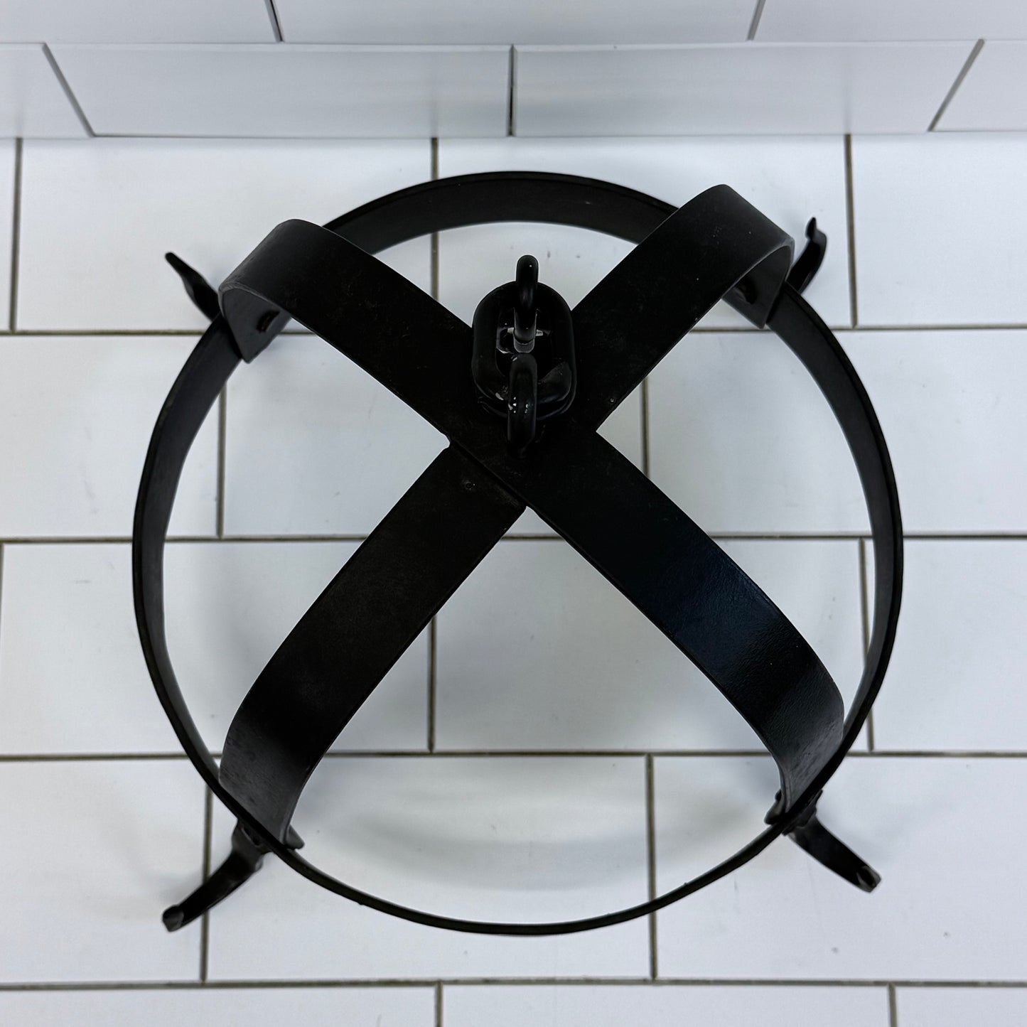 Wrought Iron Game Crown Hanging Butchers Rack
