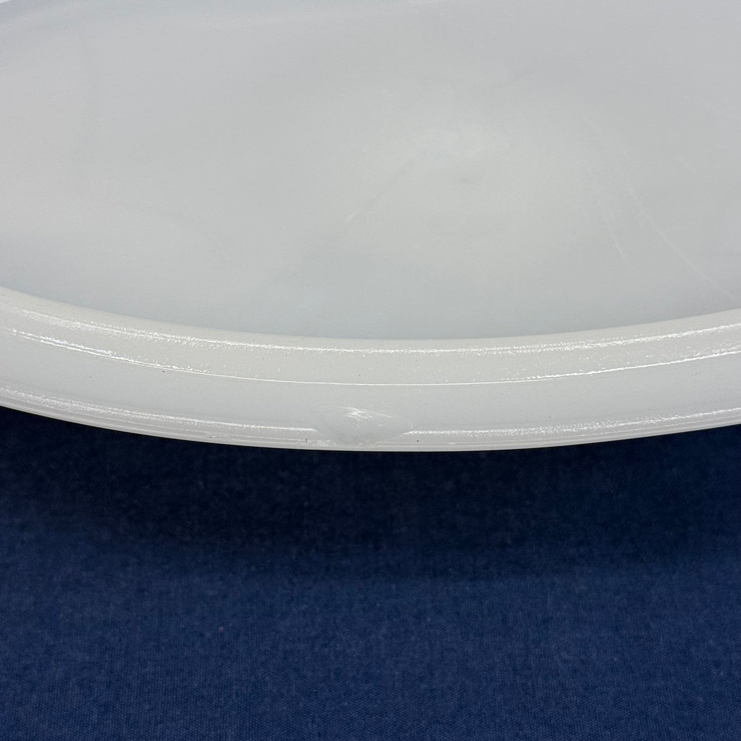 Glasbake Green Daisy Milk Glass Casserole Dishes Set of 2