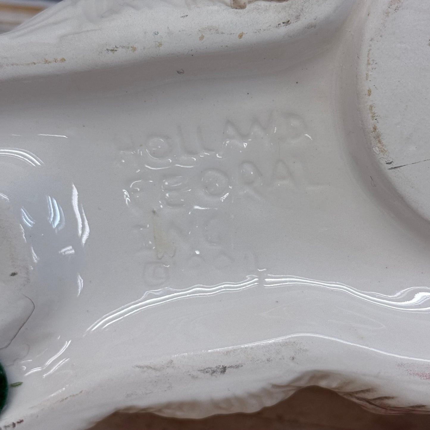 Holland Floral Inc Bunny Planter 1994 Ceramic Rabbit