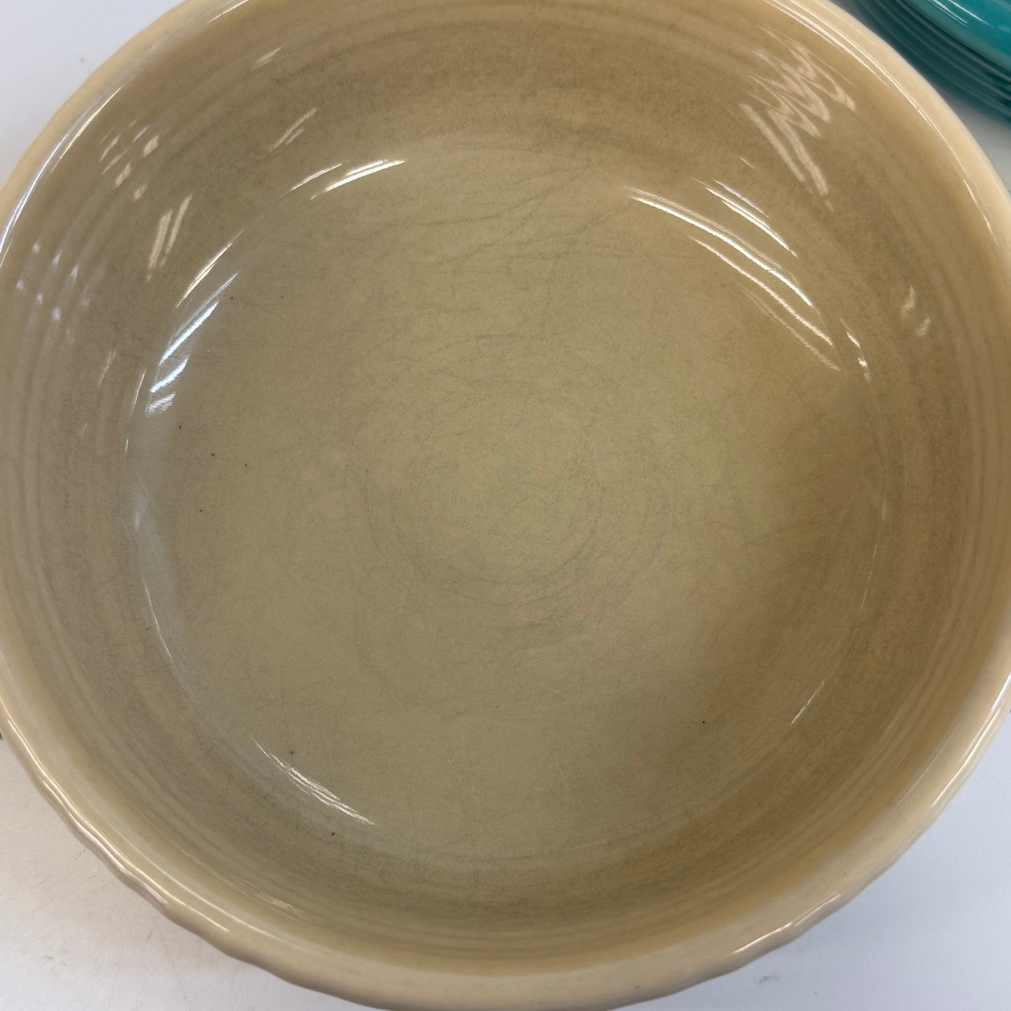 Fiesta Ivory & Turquoise Bowls Set of 2 HLC USA