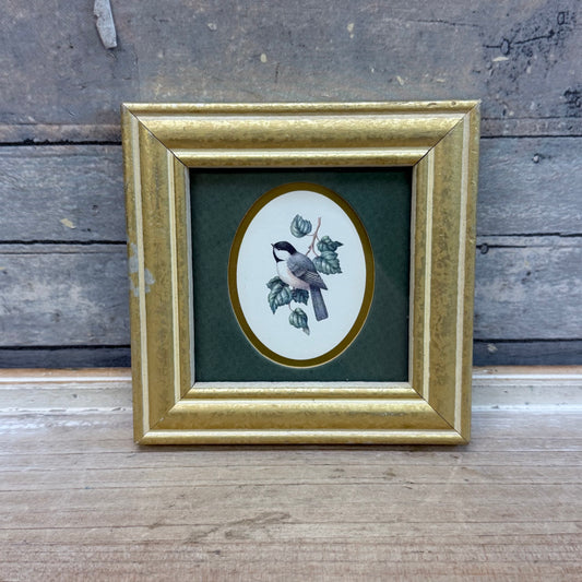 Kathy Seek Chickadee Framed Art Print, 1994