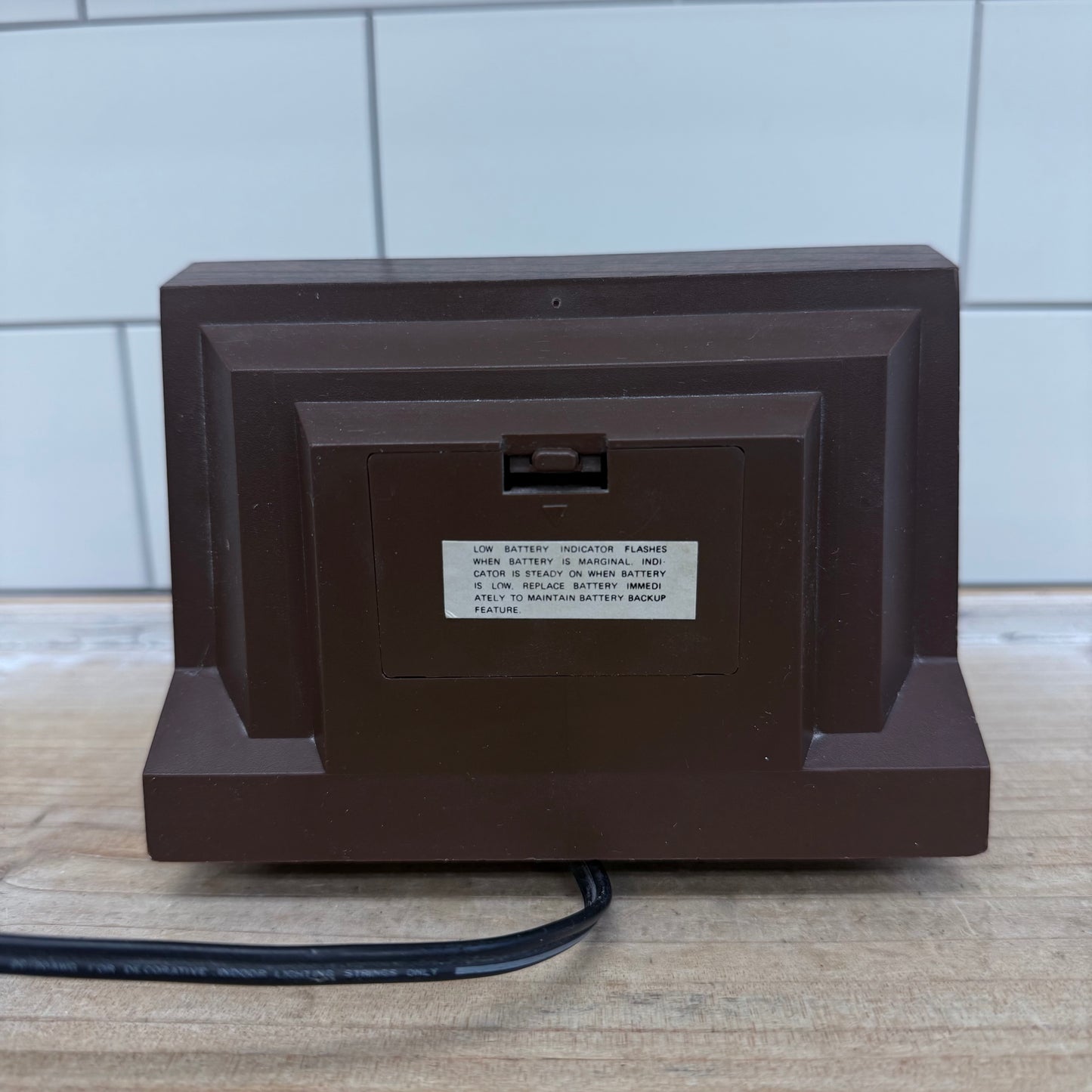 Vintage Spartus Solid State Alarm Clock, 1970s