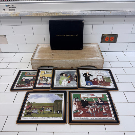 Annie Tempest Tottering-by-Gently Placemats Boxed Set of 6