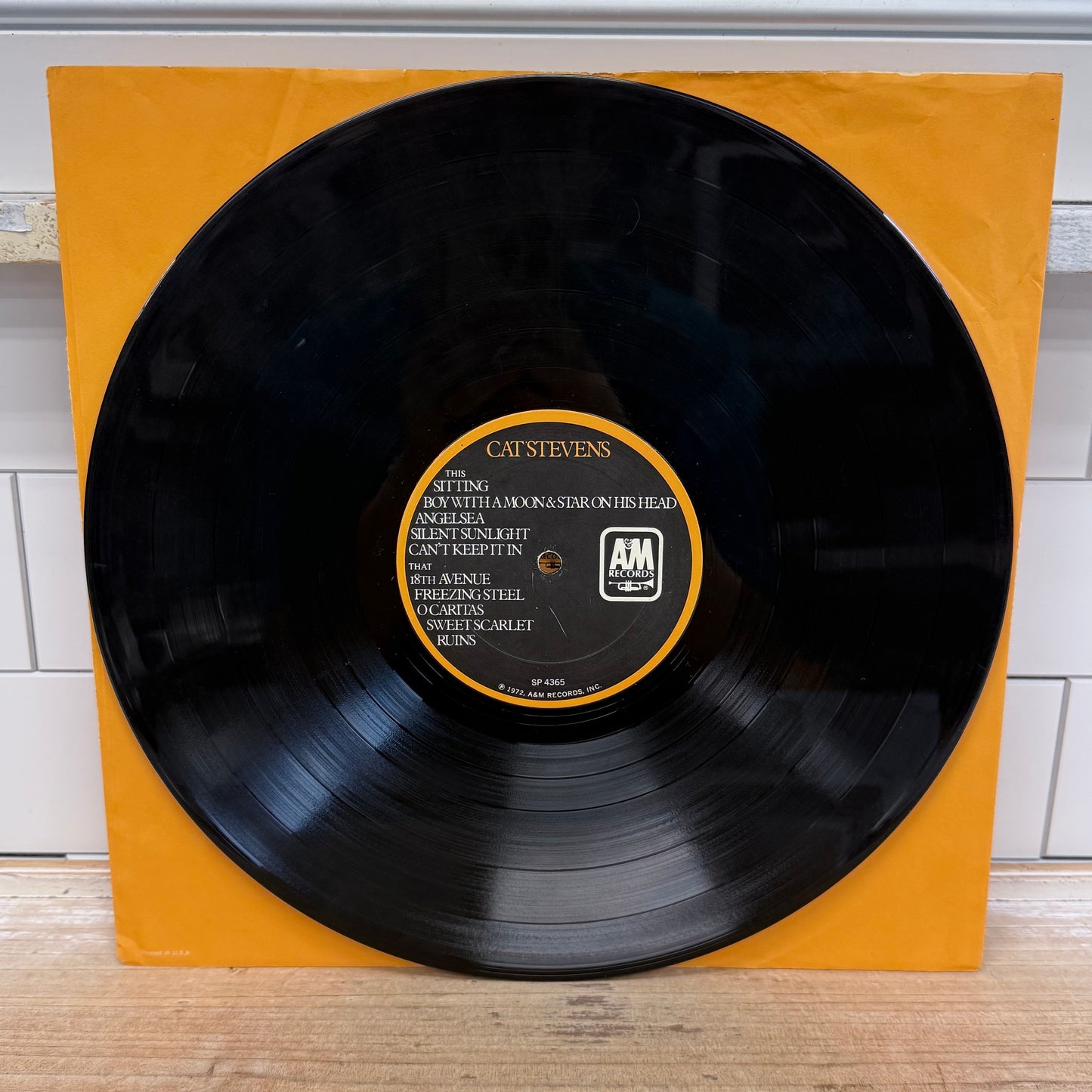 Cat Stevens Catch Bull at Four Vinyl Record LP 1972 #SP-4365