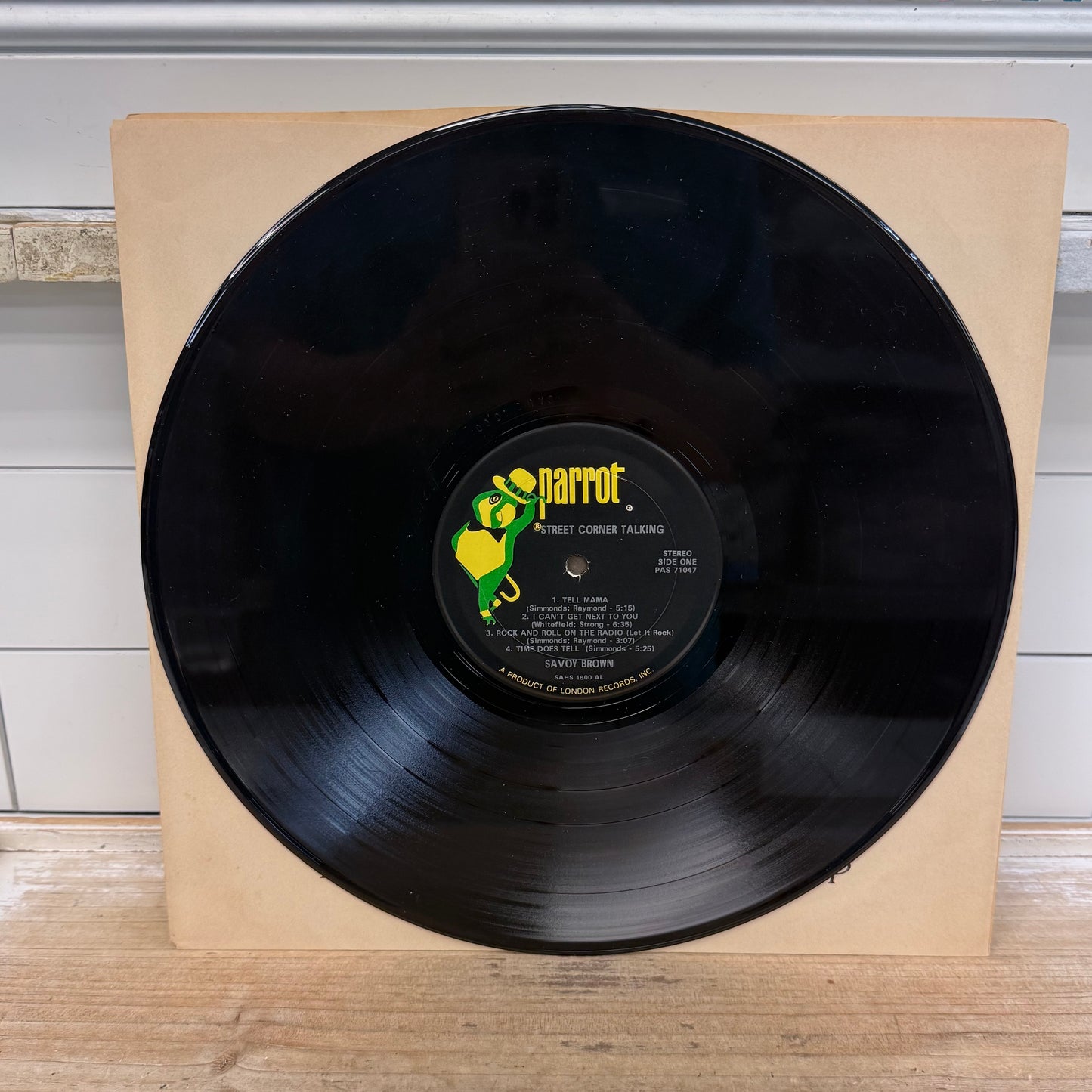 Savoy Brown Street Corner Talking Blues Rock Vinyl 1971 #PAS-71047