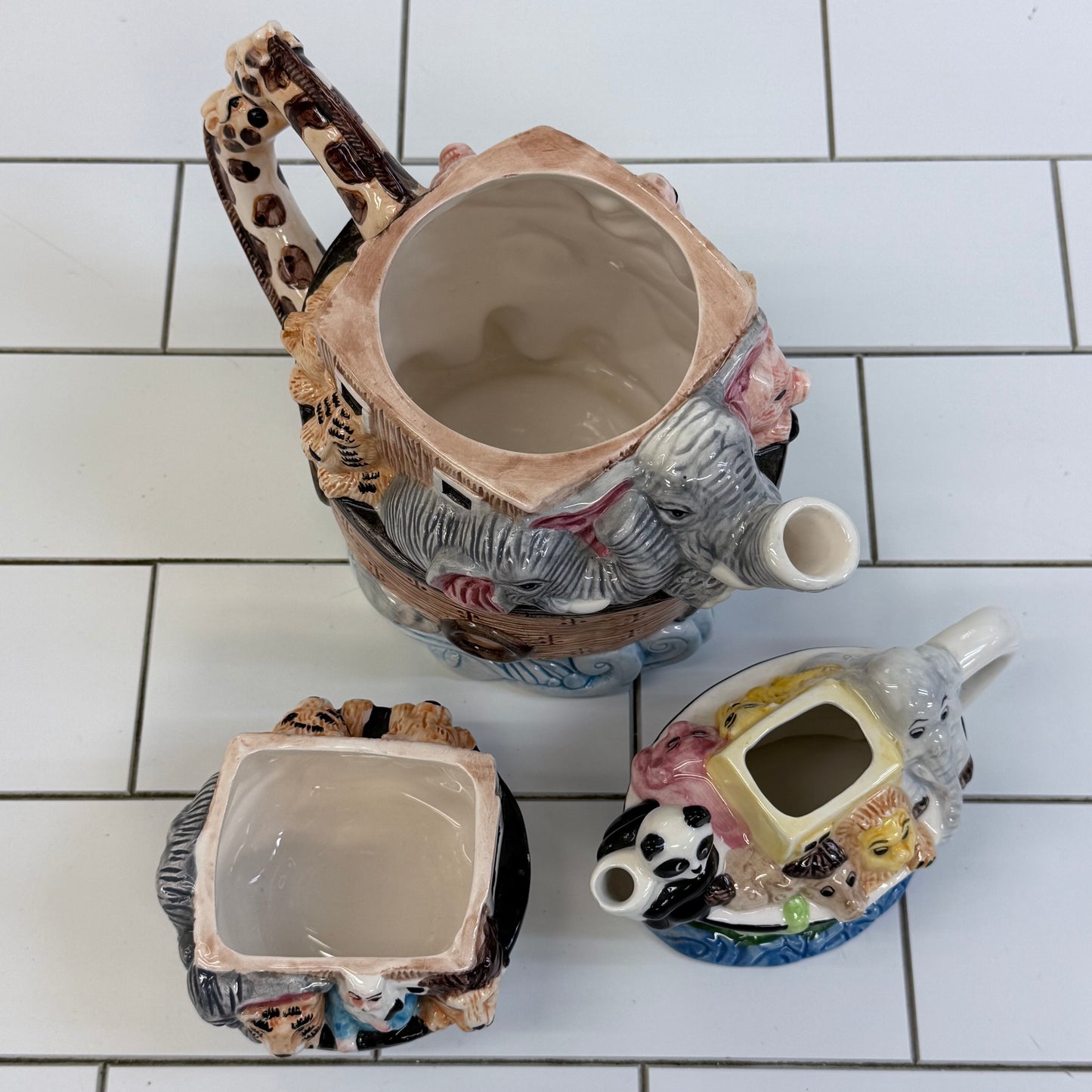 Noah’s Ark Ceramic Tea Set of 3