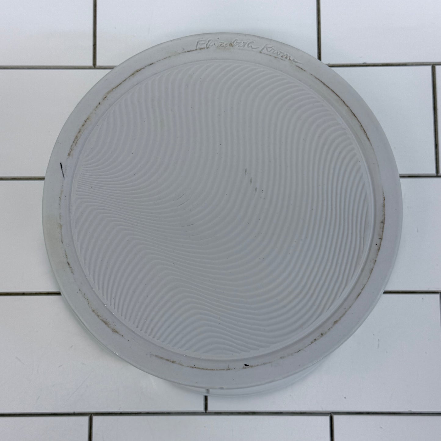 Quail Run Pottery Bowl Signed Elizabeth Krome Studio Art