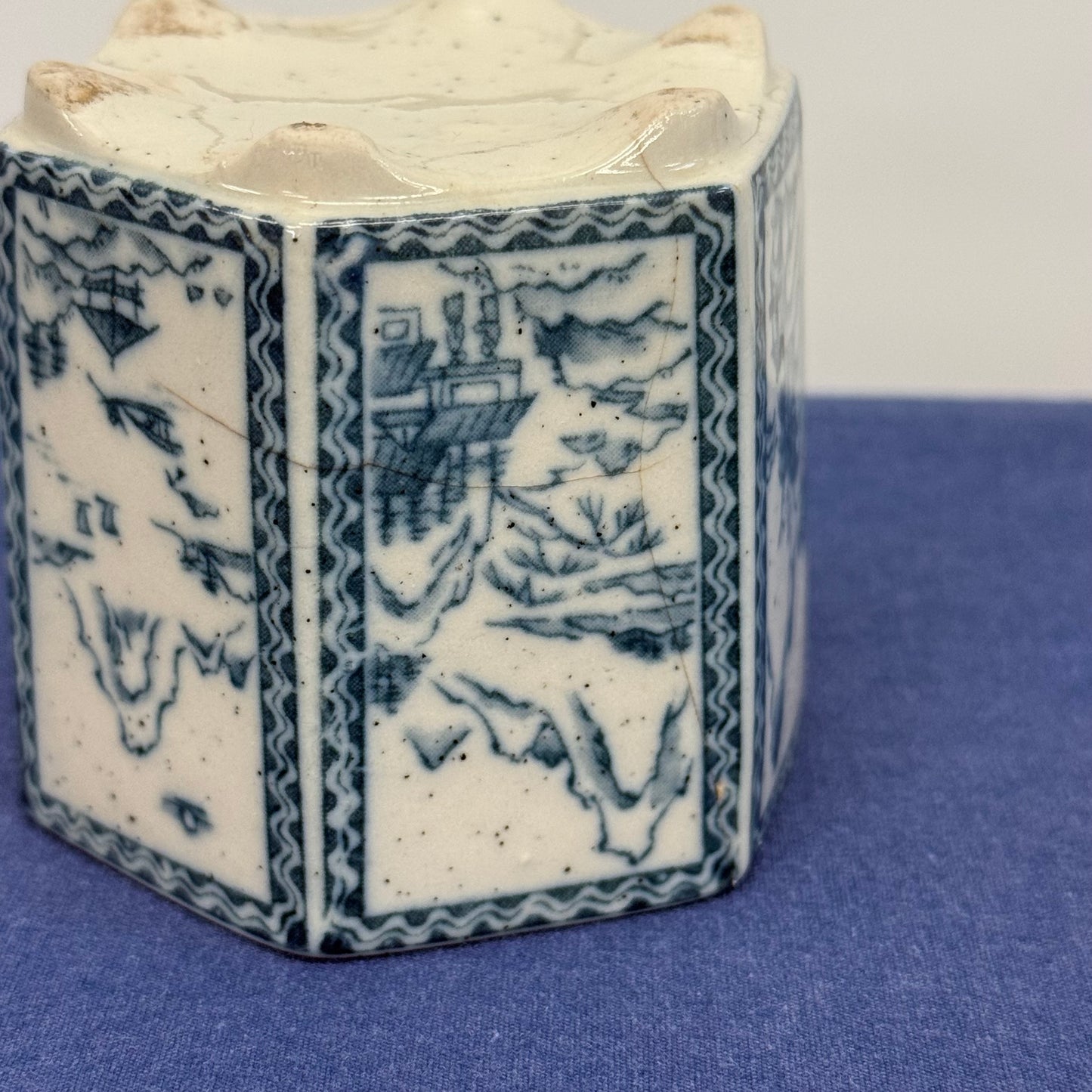 Blue White Landscape Porcelain Tea Set