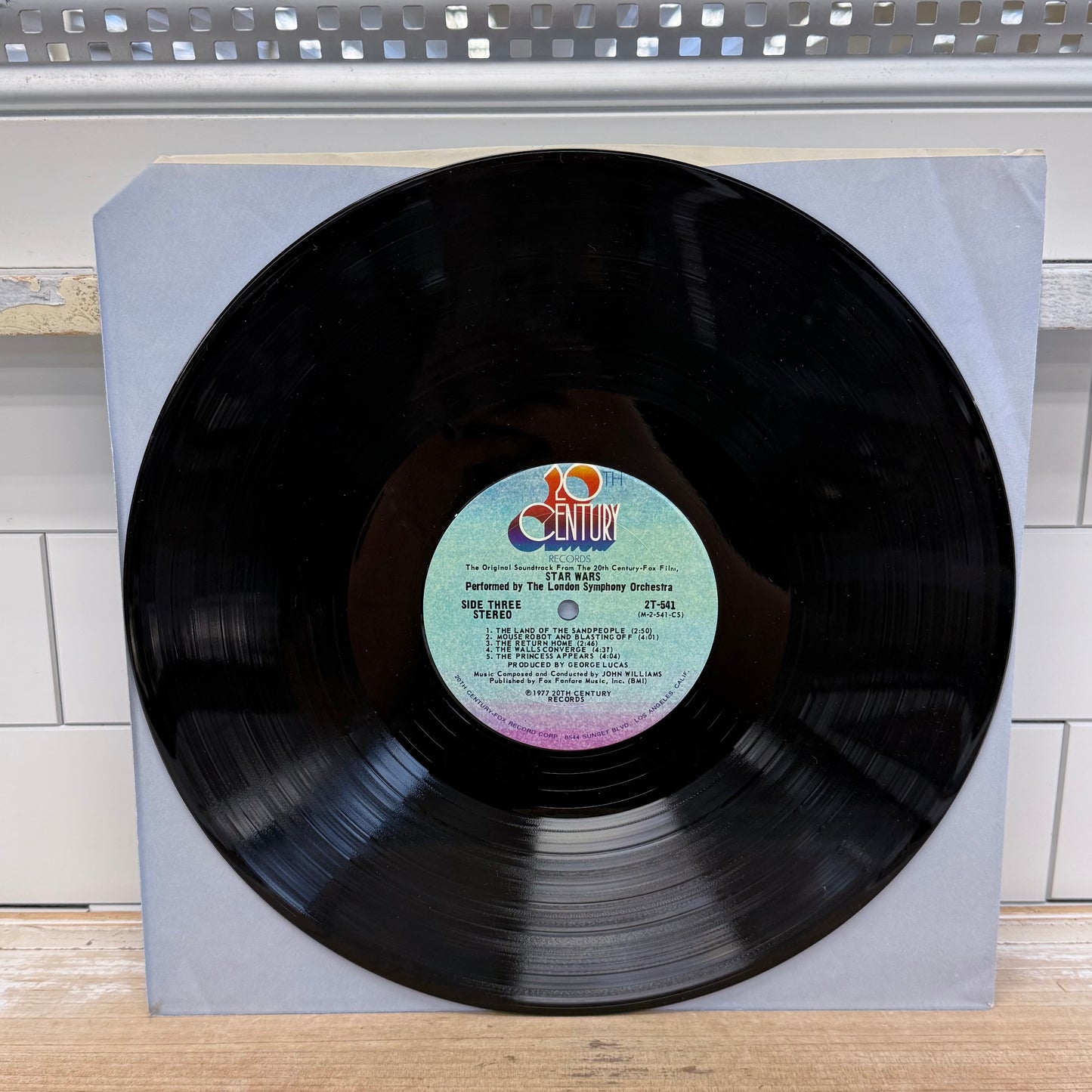 Star Wars Vinyl Records Lot of 2 Soundtrack & Meco 1977