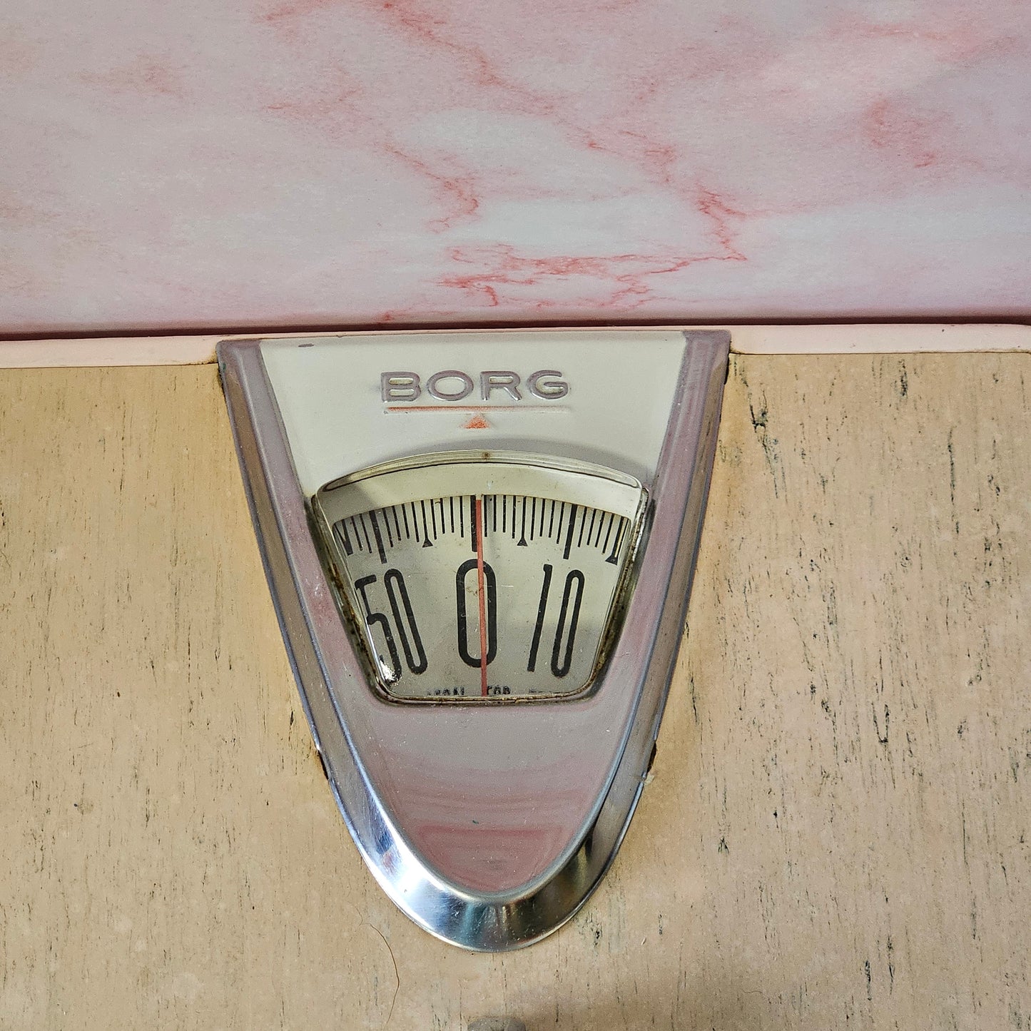 Mid-Century Borg Weight Scale, 1950s works!