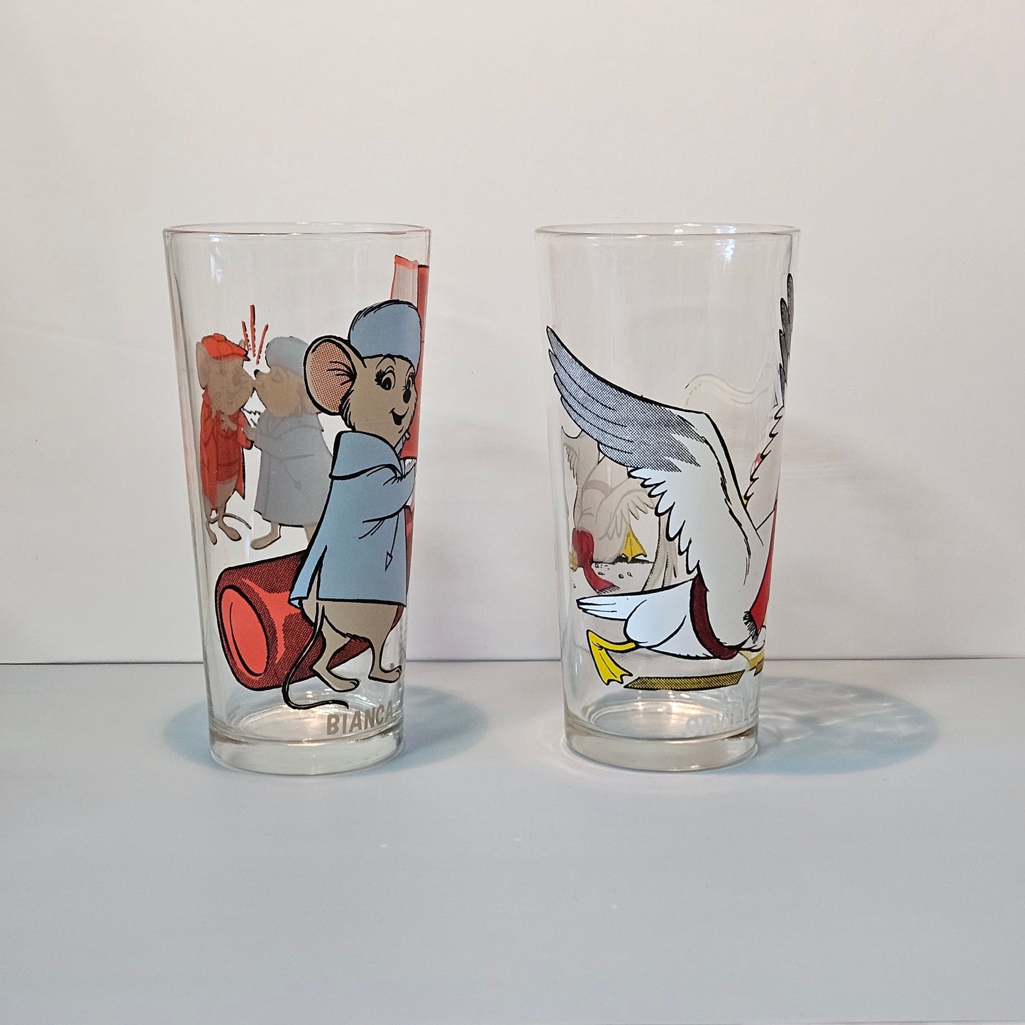 Vintage Pepsi Glassware Collection The Rescuers 1977, Set of 6