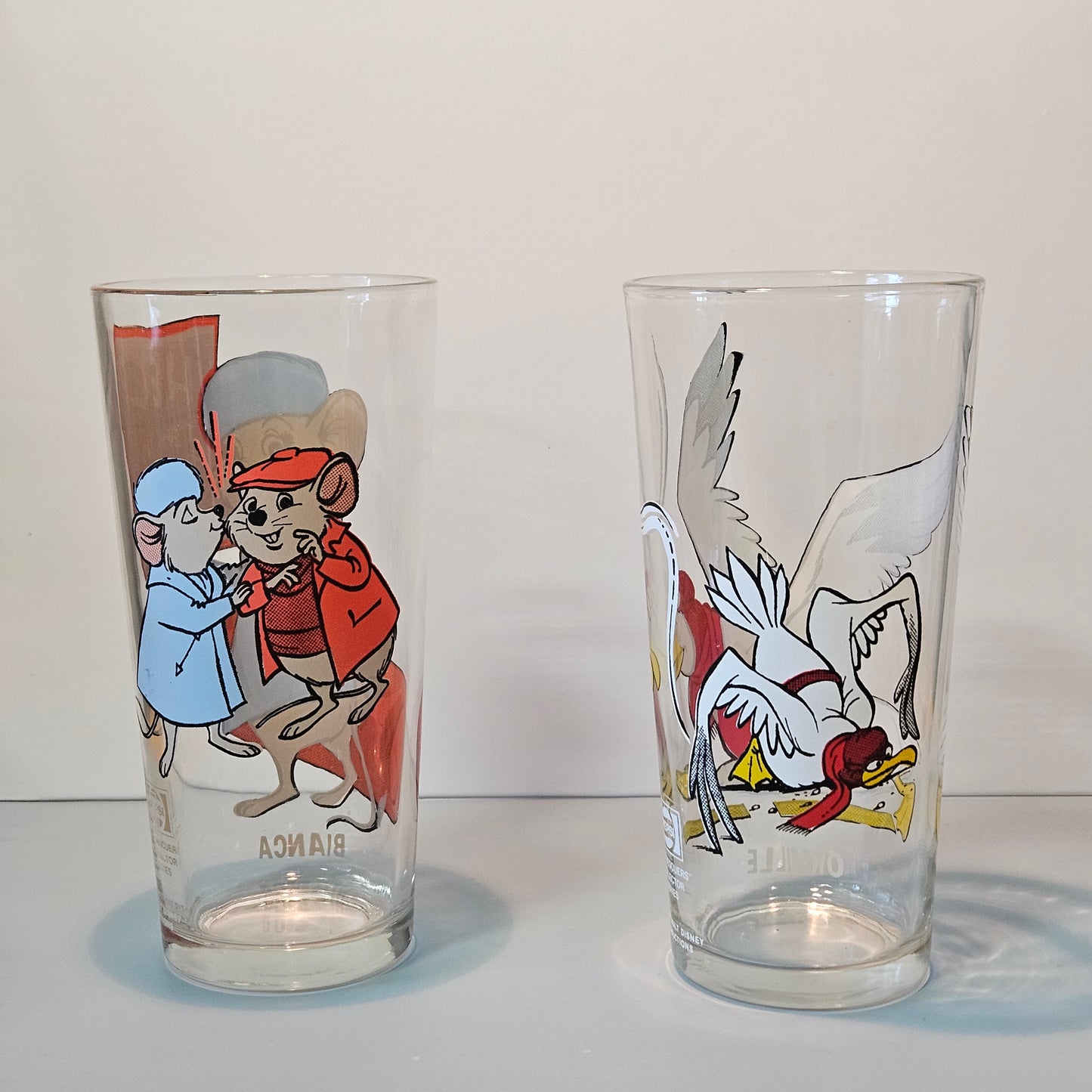 Vintage Pepsi Glassware Collection The Rescuers 1977, Set of 6