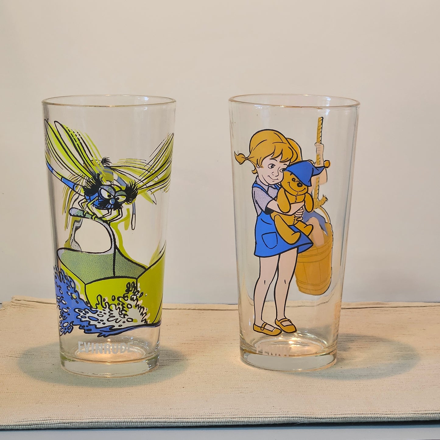 Vintage Pepsi Glassware Collection The Rescuers 1977, Set of 6