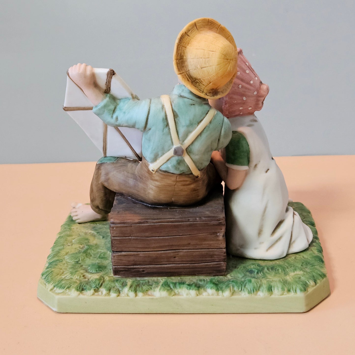 Vintage Norman Rockwell's "The Kite Maker" figurine, 1982