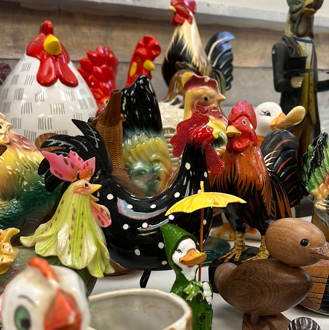 Chicken & Duck Figurine Selection