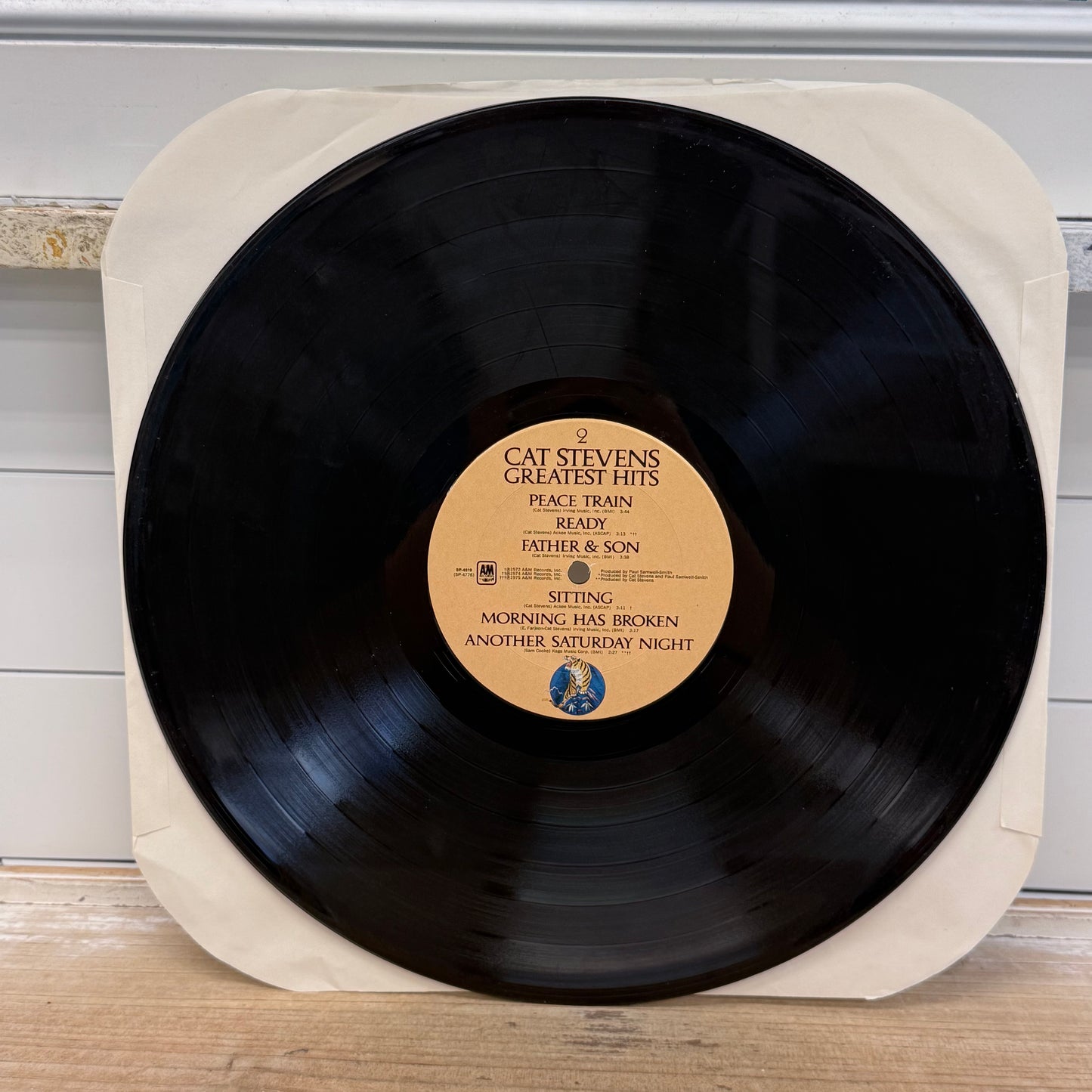 Cat Stevens Greatest Hits Vinyl Record LP 1975 Poster #SP-4519