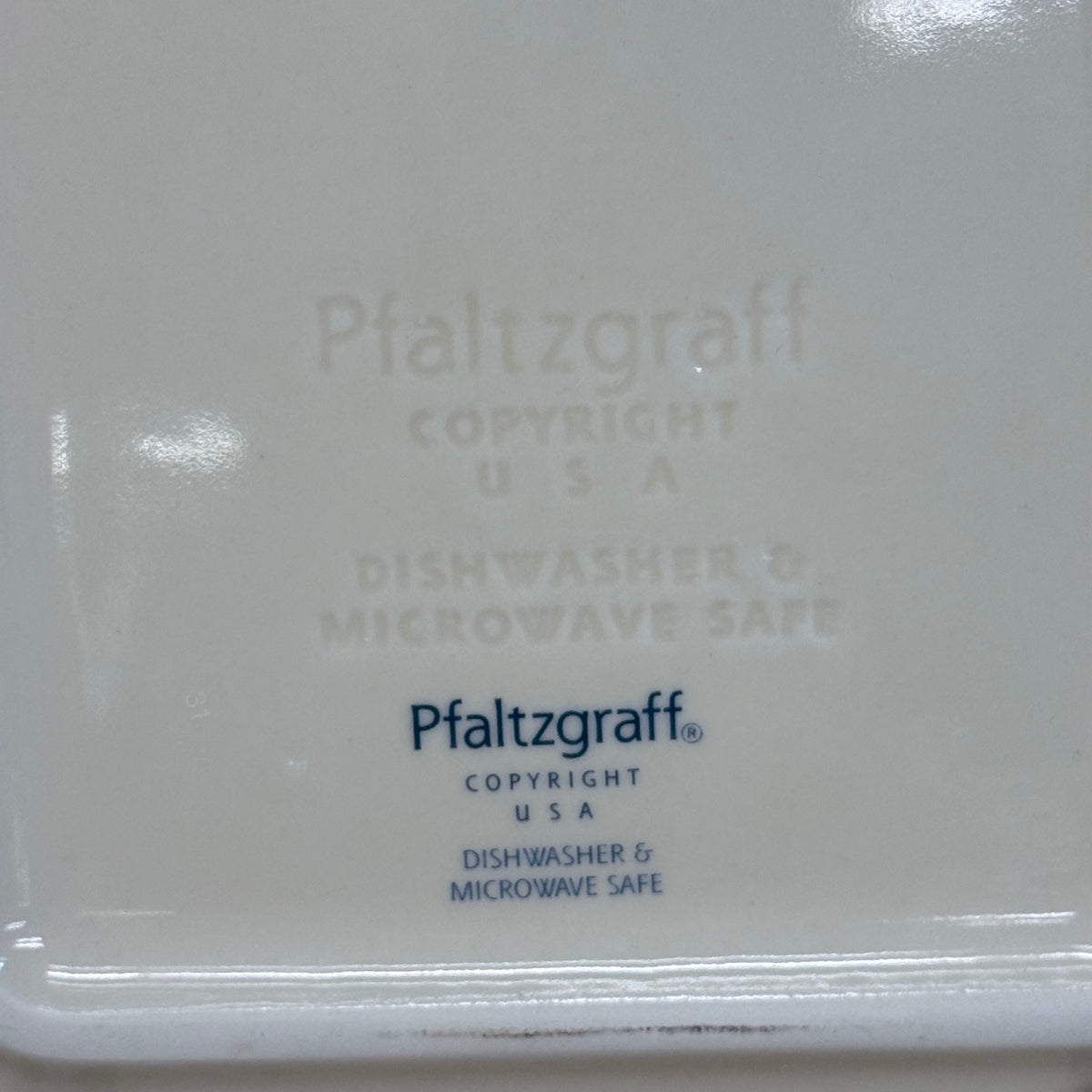Pfaltzgraff Garden Party Square Sandwich Plates Set of 4 Floral