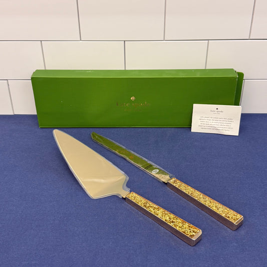 Kate Spade Lenox Stainless Steel Dessert Serving Set in Box