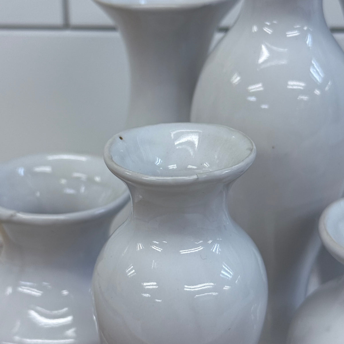 Bud Vase Cluster Ceramic Centerpiece