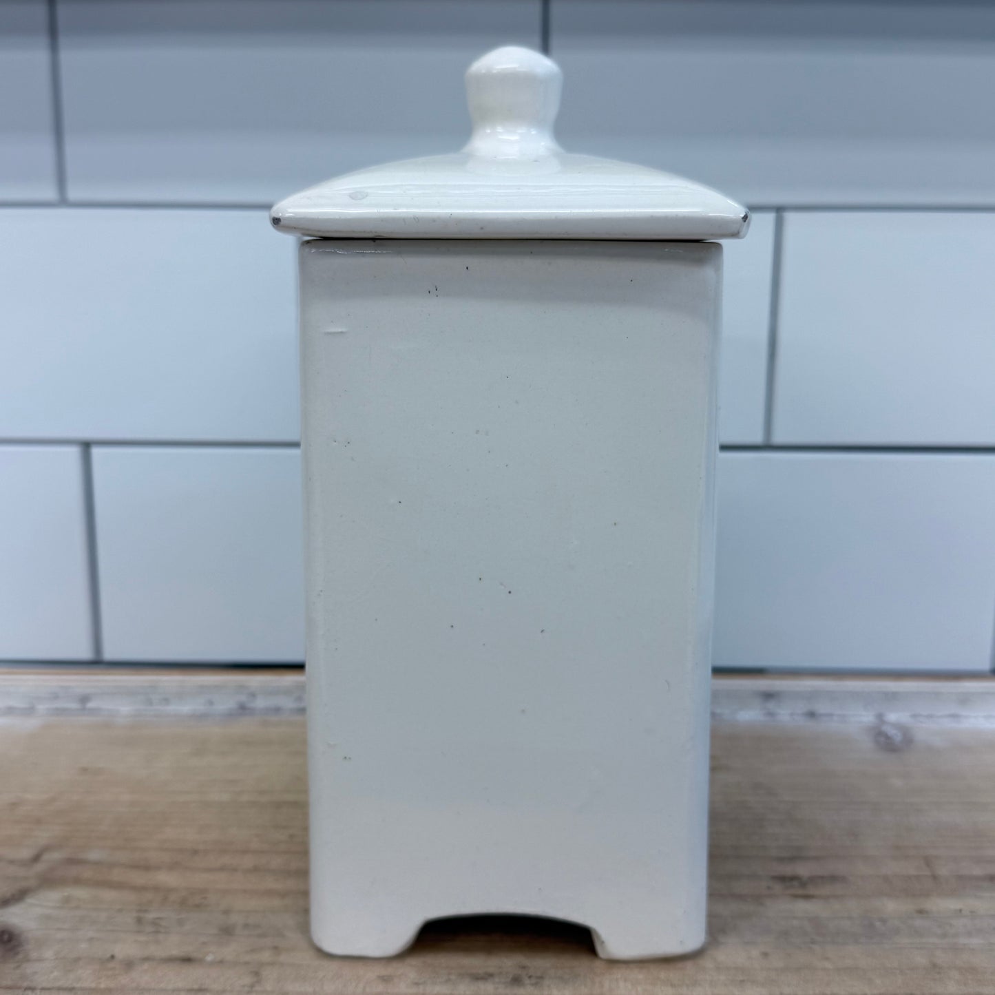 Elvira Delft Style Suiker Lidded Sugar Canister Ceramic Vintage