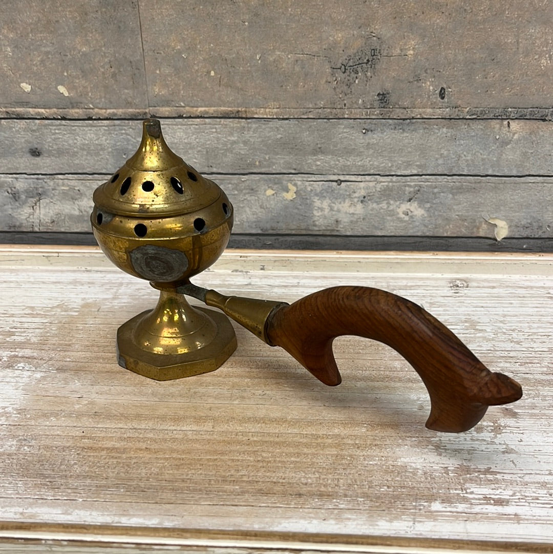 Ornate Brass Incense Burner