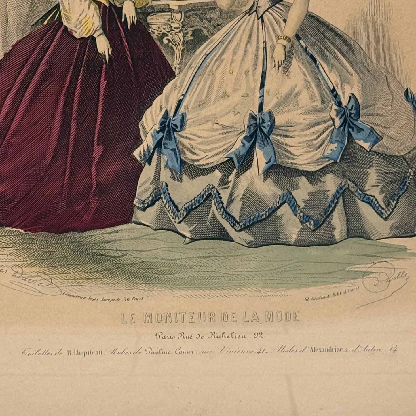 Le Follet & Le Moniteur de La Mode Framed Prints Set of 2