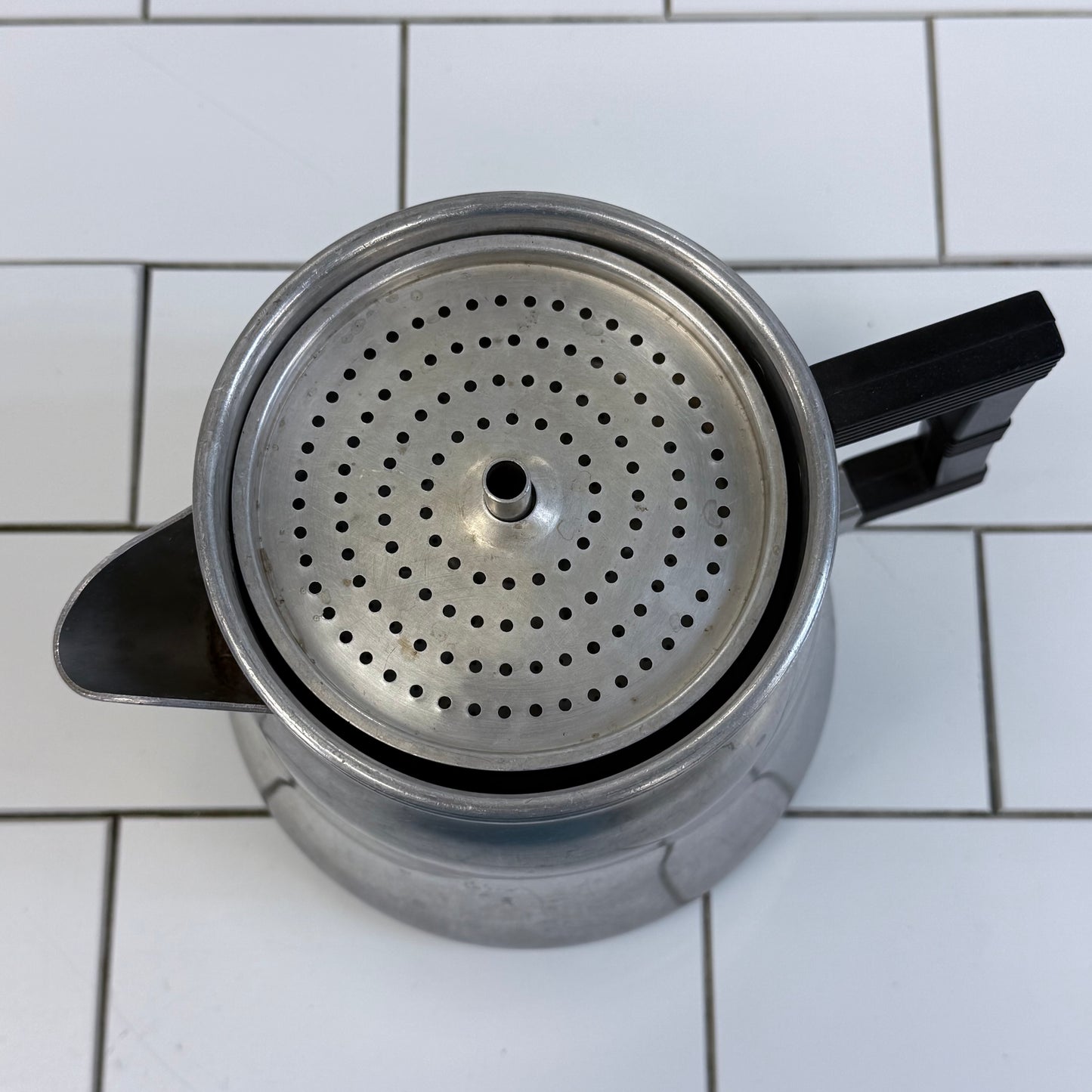 Wear-Ever #3008 Aluminum Coffee Percolator 1950s