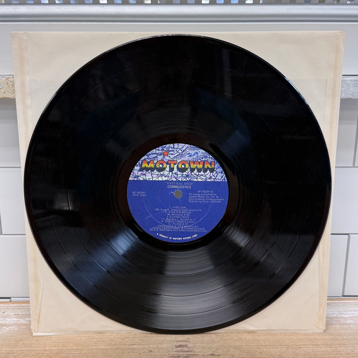 The Commodores Natural High LP 1978 #M7-902R1