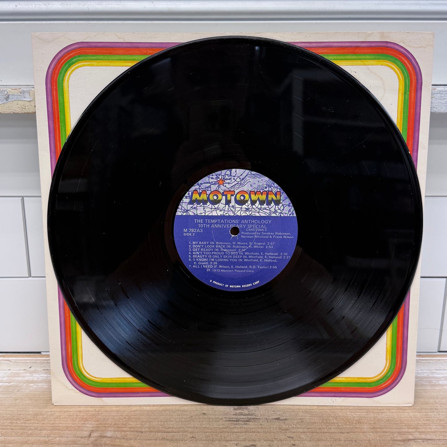 The Temptations Anthology Triple Vinyl LP 1973 #M782A3
