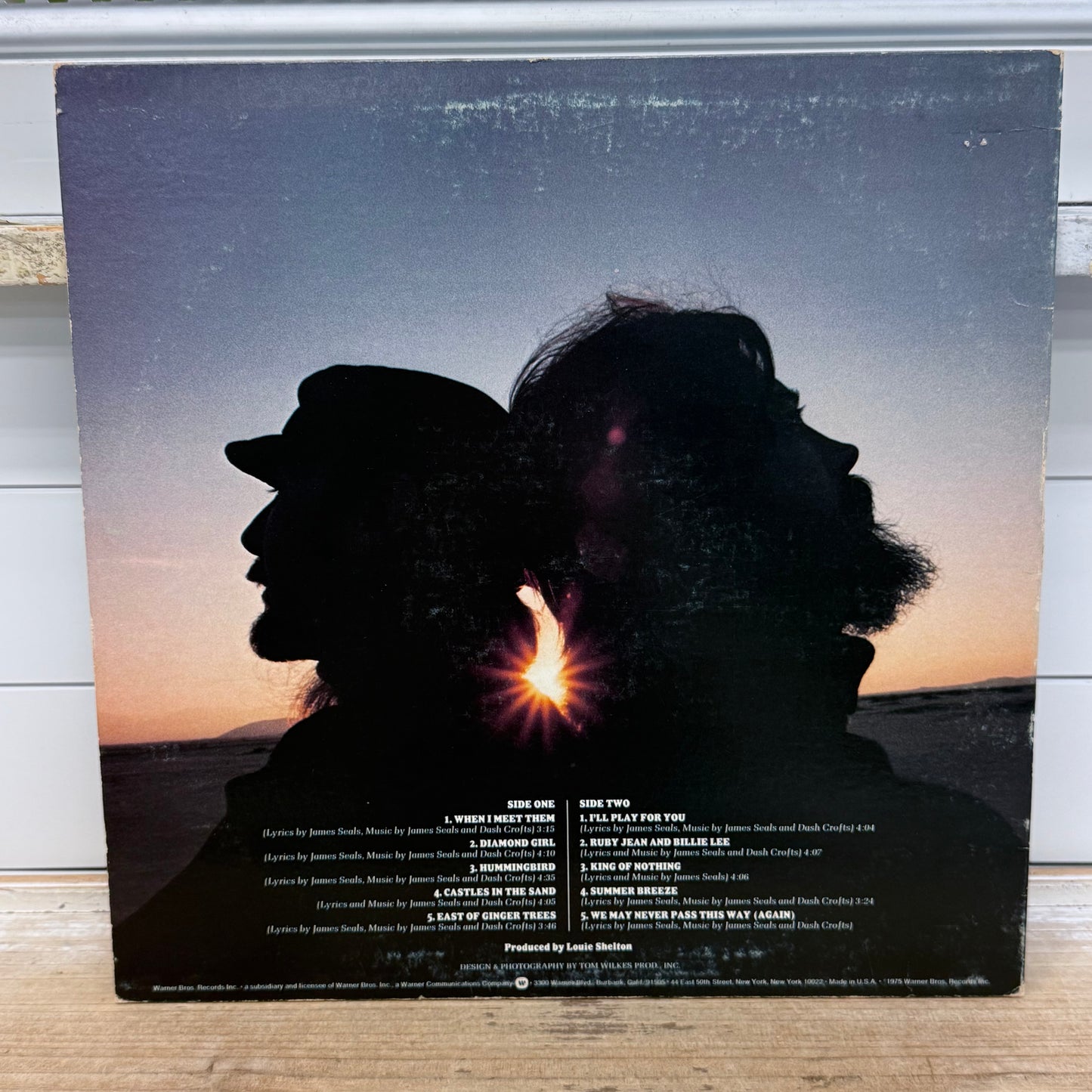 Seals & Crofts Greatest Hits Vinyl Record 1975 BS 2886