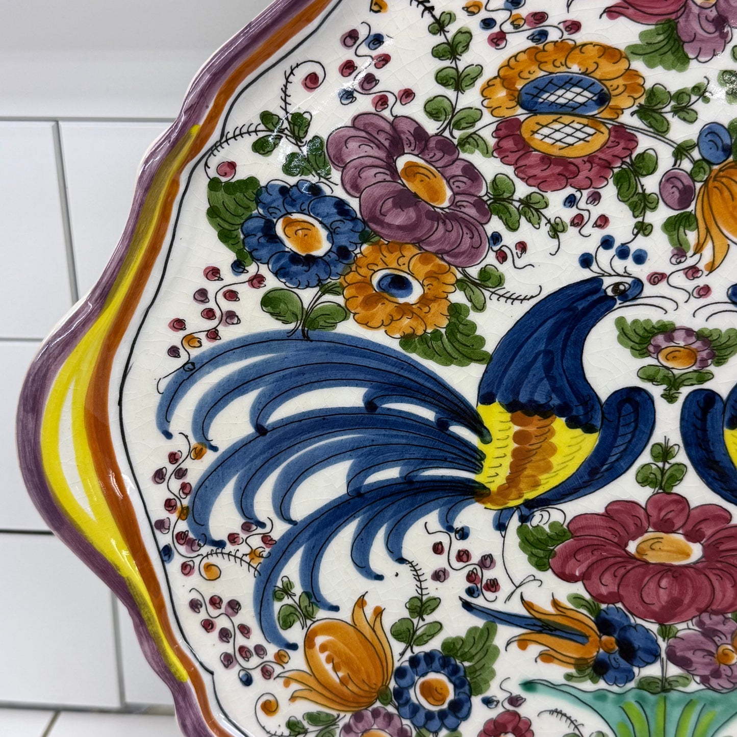 Skyros Greek Pottery Signed Hand Painted Tray Selection