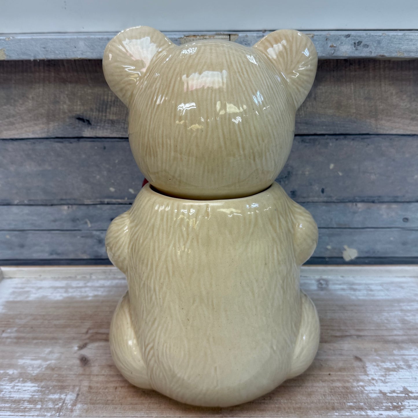 Metlox Teddy Bear Cookie Jar, 1950s