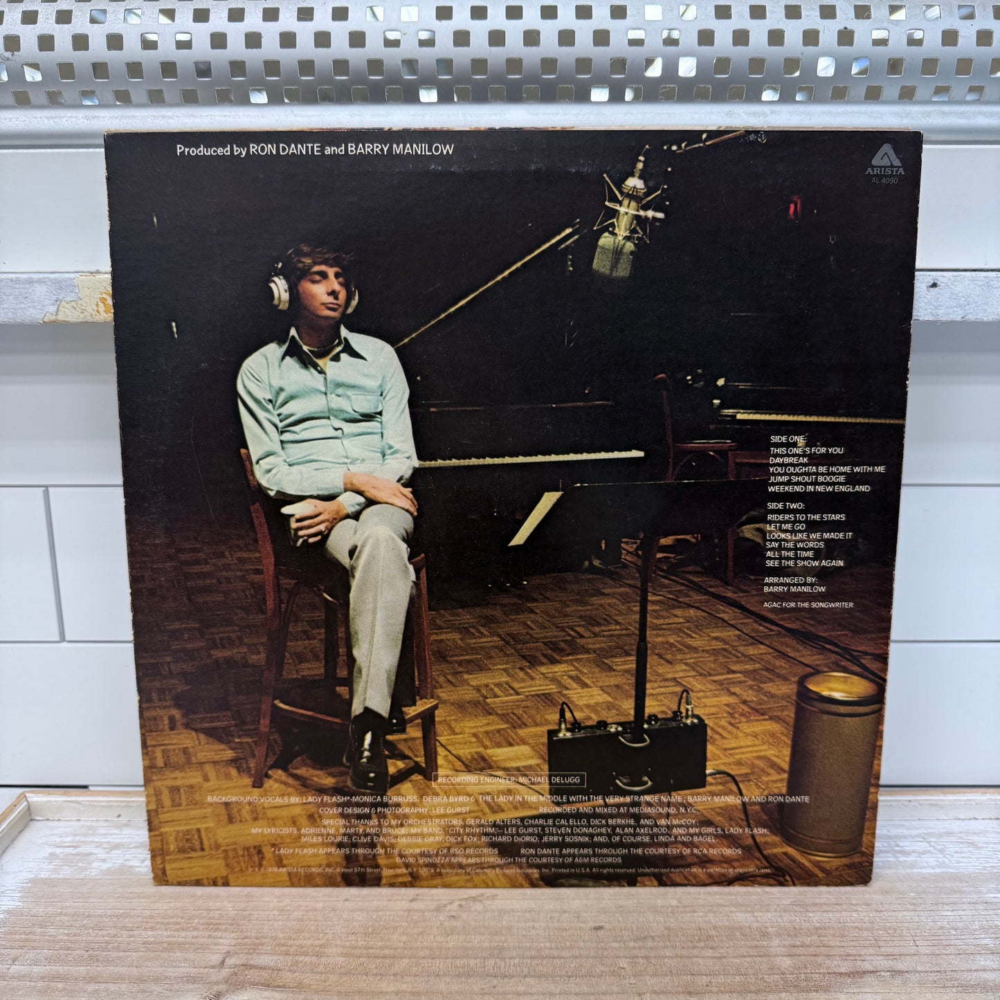 Barry Manilow This One’s For You Vinyl Record, 1976