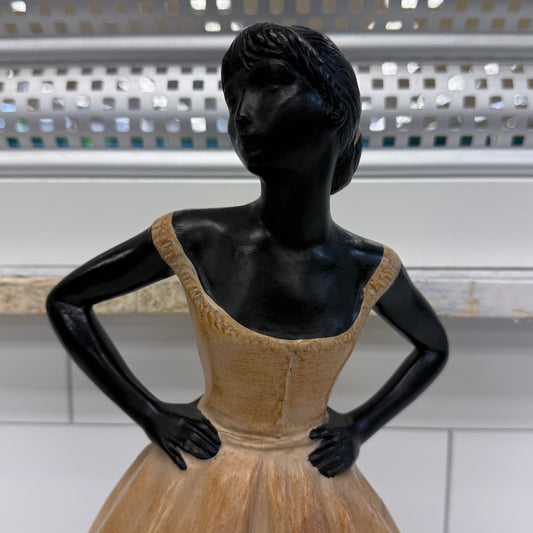 Mid Century Modern Dancer Figurine Sculpture