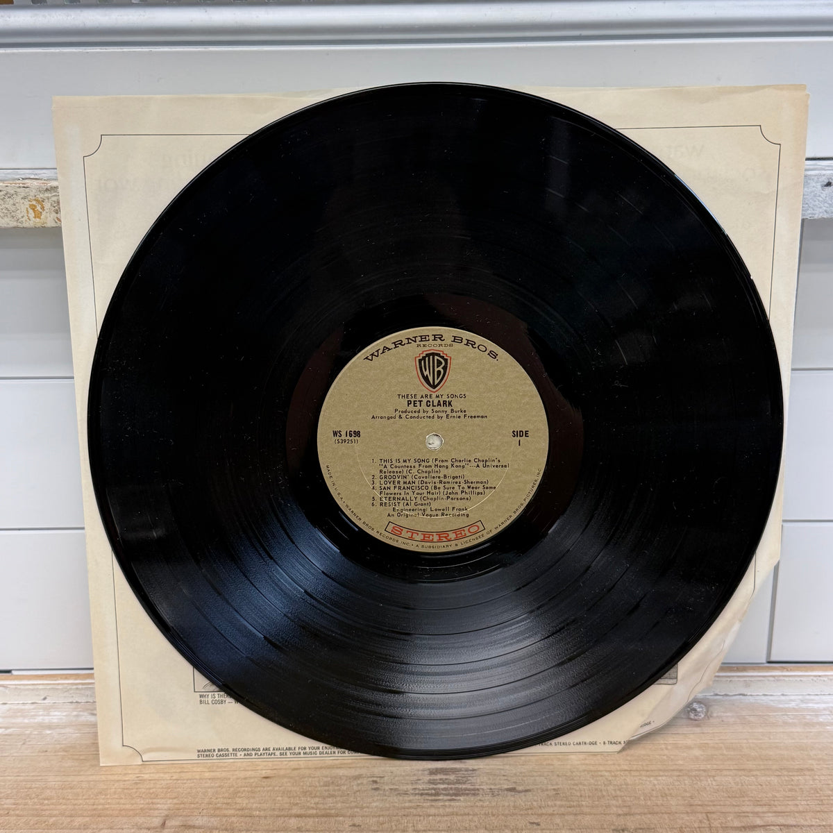 Petula Clark These Are My Songs Vinyl LP 1967 Warner Bros. #WS 1698