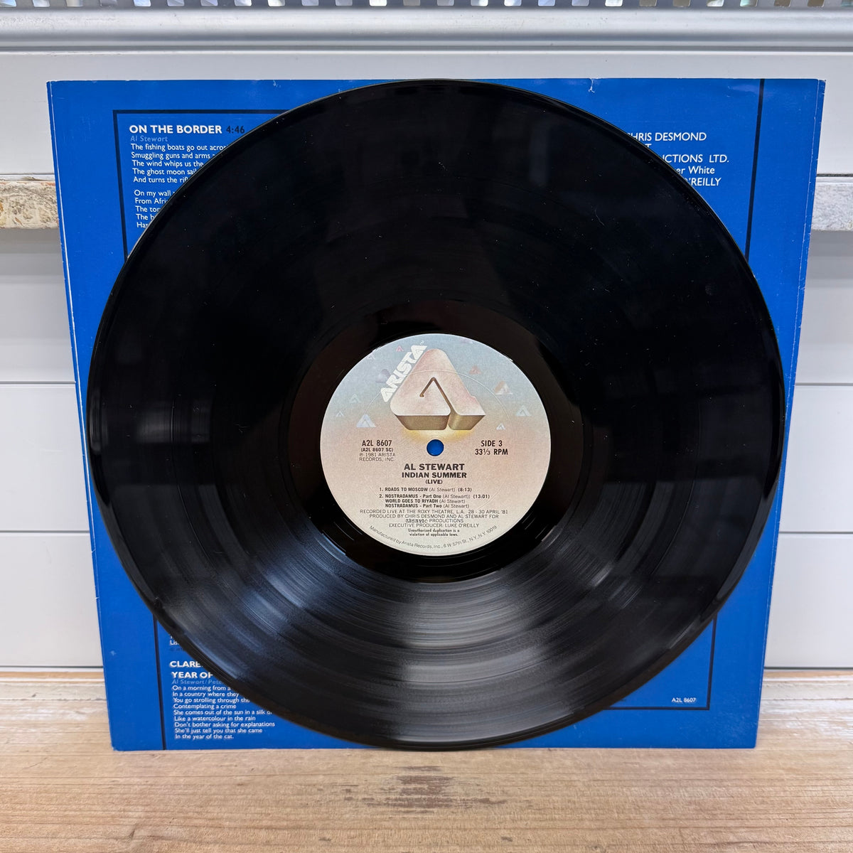 Al Stewart Indian Summer Vinyl LP 1981 -- A2L 8607