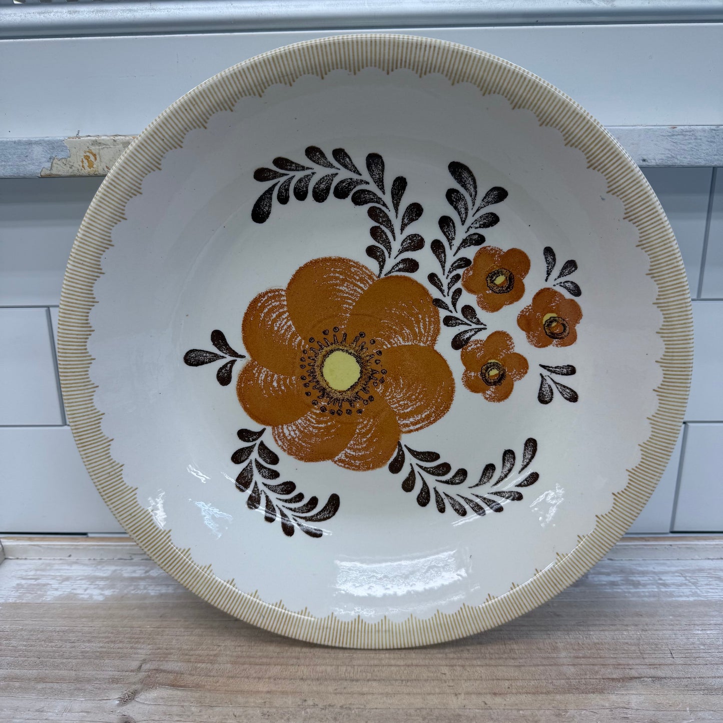 Royal China Jeanette Serving Bowl, Floral Stoneware