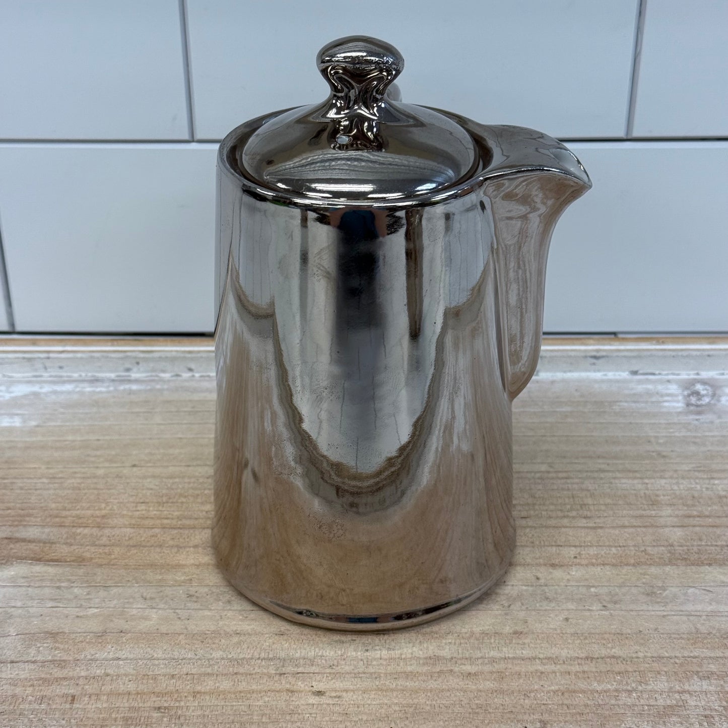 Royal Worcester Tea Set True Silver Lustre, Porcelain Set of 3