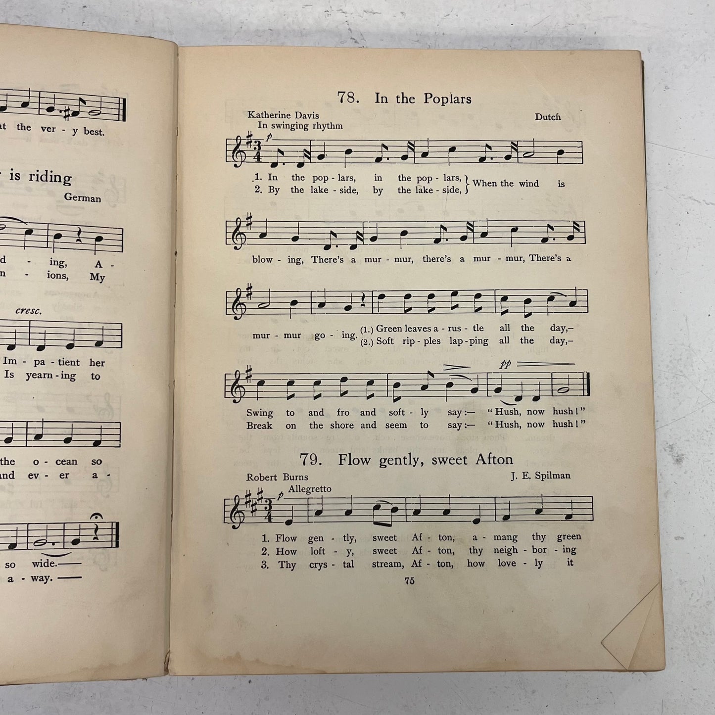 Concord Series No. 4 A Book of Songs, 1924