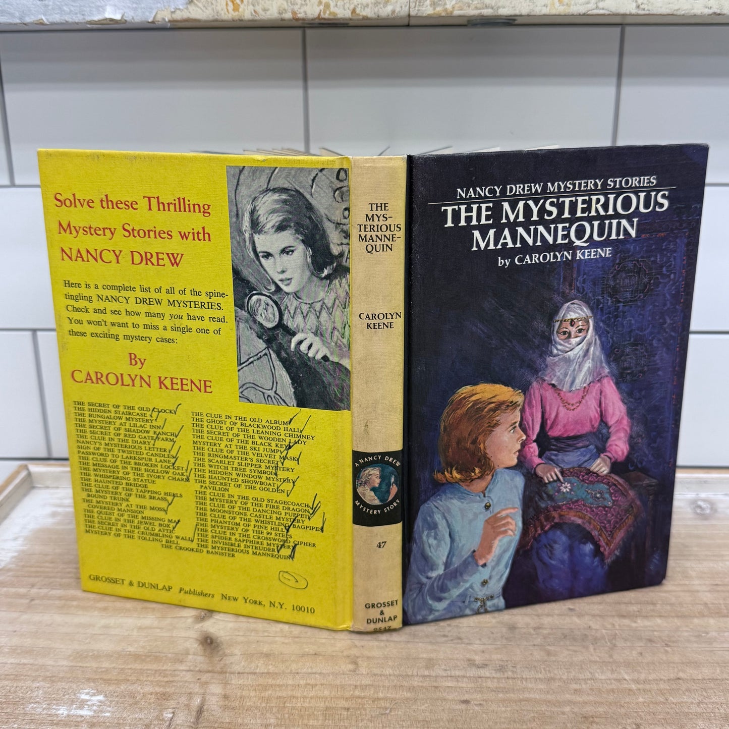 Vintage Nancy Drew Books Set of 6 By Carolyn Keene