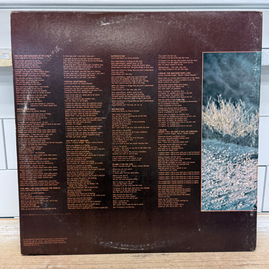 Stevie Wonder Talking Book Vinyl Record LP 1972 #T 319L