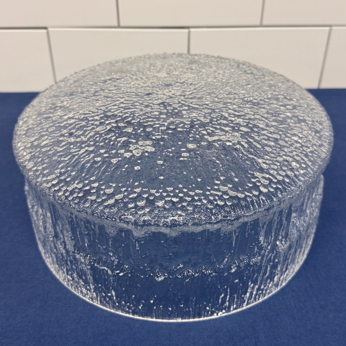 Tapio Wirkkala Iittala Aslak Icicle Glass Bowl Finland