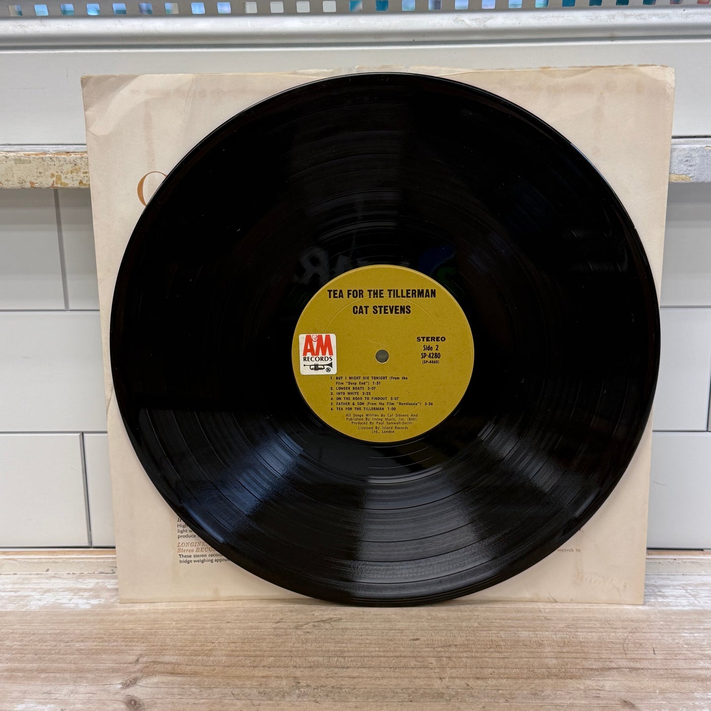 Cat Stevens Tea for the Tillerman Vinyl Record, 1970