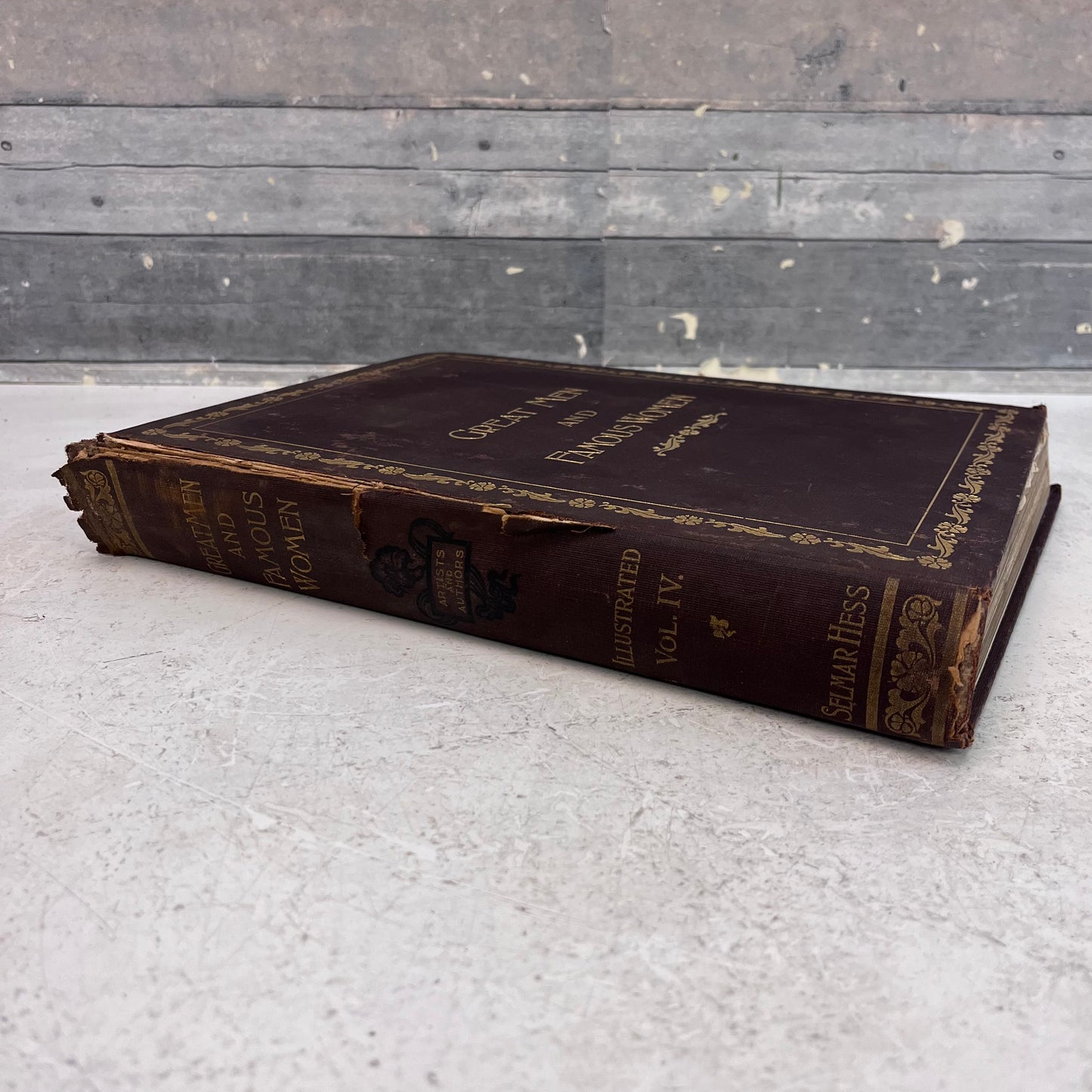 Great Men and Famous Women Illustrated 4 Volume Set, 1894